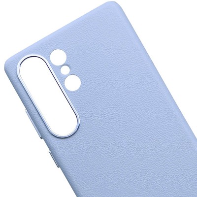 Шкіряний чохол Leather Case (AAA) для Samsung Galaxy S25 Ultra Clove Purple