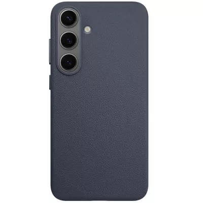 Шкіряний чохол Leather Case (AAA) для Samsung Galaxy S25+ Midnight Blue