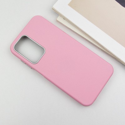 Шкіряний чохол Leather Case Metal Buttons для Samsung Galaxy A15 4G/5G / M15 5G Light Pink Шкіряний чохол Leather Case Metal Buttons для Samsung Galaxy A15 4G/5G / M15 5G Light Pink