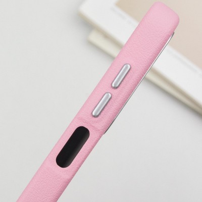 Шкіряний чохол Leather Case Metal Buttons для Samsung Galaxy A15 4G/5G / M15 5G Light Pink Шкіряний чохол Leather Case Metal Buttons для Samsung Galaxy A15 4G/5G / M15 5G Light Pink