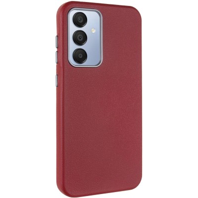 Шкіряний чохол Leather Case Metal Buttons для Samsung Galaxy A35 Red