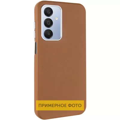 Шкіряний чохол Leather Case Metal Buttons для Samsung Galaxy S24 Ultra Brown