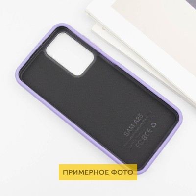 Шкіряний чохол Leather Case Metal Buttons для Samsung Galaxy S24 Ultra Light Purple