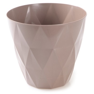 Горщик для квітів VIOLET HOUSE 0199 PRIZMA COFFEE із внут.зливом води 3 л. (0199 PRIZMA COFFEE д/квітів із внут.зливом води 3)