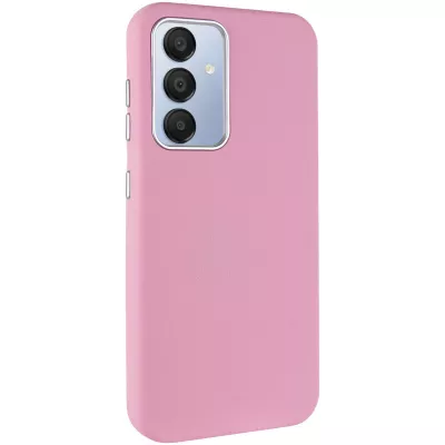 Шкіряний чохол Leather Case Metal Buttons для Samsung Galaxy S24+ / S25+ Light Pink