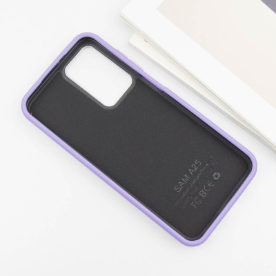 Шкіряний чохол Leather Case Metal Buttons для Samsung Galaxy S24+ / S25+ Light Purple