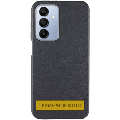 Шкіряний чохол Leather Case Metal Buttons для Xiaomi Redmi 13C / Poco C65 Black