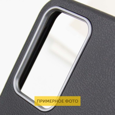 Шкіряний чохол Leather Case Metal Buttons для Xiaomi Redmi 13C / Poco C65 Black