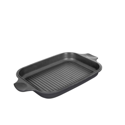 Гусятница RINGEL Zitrone Black Ростер 34x24x13.5 см (6+3л) з кришкою (RG-2108-34 BL)