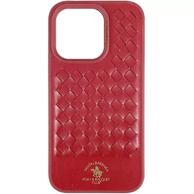 Шкіряний чохол Polo Santa Barbara для Apple iPhone 14 Pro (6.1") Red