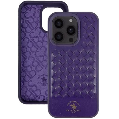 Шкіряний чохол Polo Santa Barbara для Apple iPhone 14 Pro Max (6.7") Purple