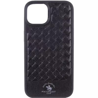 Шкіряний чохол Polo Santa Barbara для Apple iPhone 15 (6.1") Black