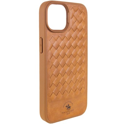 Шкіряний чохол Polo Santa Barbara для Apple iPhone 15 Plus (6.7") Brown