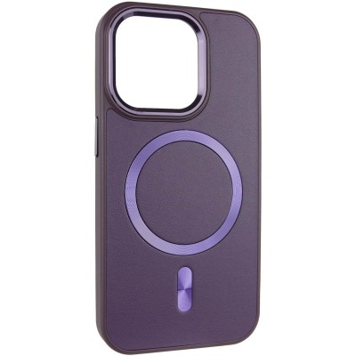 Шкіряний чохол SnapCase with MagSafe для Apple iPhone 11 Pro (5.8") Dark Purple