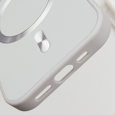 Шкіряний чохол SnapCase with MagSafe для Apple iPhone 12 Pro / 12 (6.1") Grey