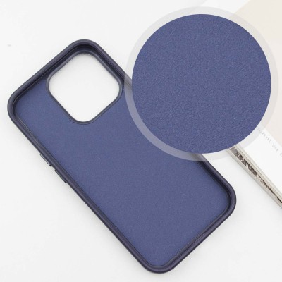 Шкіряний чохол SnapCase with MagSafe для Apple iPhone 12 Pro Max (6.7") Dark Blue