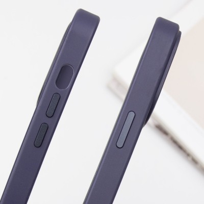Шкіряний чохол SnapCase with MagSafe для Apple iPhone 12 Pro Max (6.7") Dark Blue