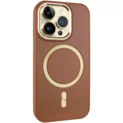 Шкіряний чохол SnapCase with MagSafe для Apple iPhone 14 Pro (6.1") Brown