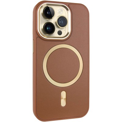 Шкіряний чохол SnapCase with MagSafe для Apple iPhone 14 Pro Max (6.7") Brown