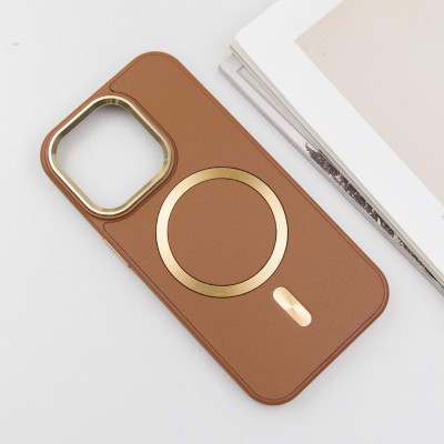 Шкіряний чохол SnapCase with MagSafe для Apple iPhone 14 Pro Max (6.7") Brown