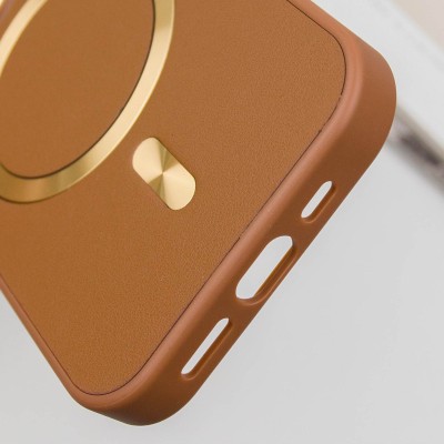 Шкіряний чохол SnapCase with MagSafe для Apple iPhone 14 Pro Max (6.7") Brown