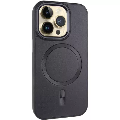 Шкіряний чохол SnapCase with MagSafe для Apple iPhone 15 Pro (6.1") Black