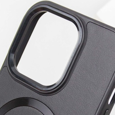 Шкіряний чохол SnapCase with MagSafe для Apple iPhone 15 Pro (6.1") Black Шкіряний чохол SnapCase with MagSafe для Apple iPhone 15 Pro (6.1") Black