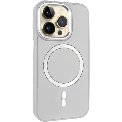 Шкіряний чохол SnapCase with MagSafe для Apple iPhone 15 Pro (6.1") Grey