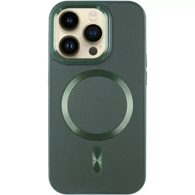 Шкіряний чохол SnapCase with MagSafe для Apple iPhone 16 Pro Max (6.9") Green