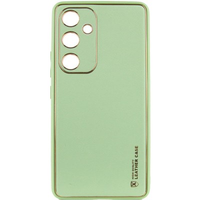 Шкіряний чохол Xshield для Samsung Galaxy S24 Зелений / Pistachio