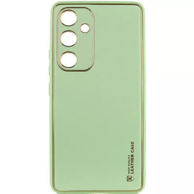Шкіряний чохол Xshield для Samsung Galaxy S24 Зелений / Pistachio