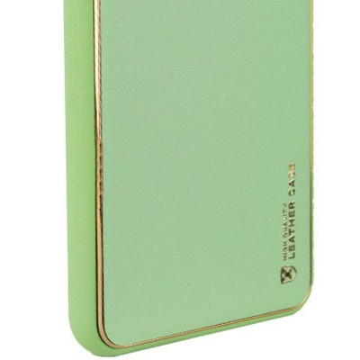 Шкіряний чохол Xshield для Samsung Galaxy S24 Зелений / Pistachio