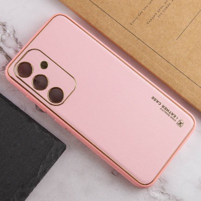 Шкіряний чохол Xshield для Samsung Galaxy S24 Рожевий / Pink