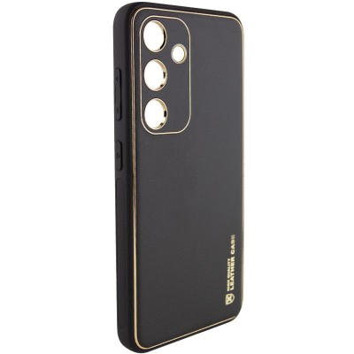 Шкіряний чохол Xshield для Samsung Galaxy S24 Чорний / Black