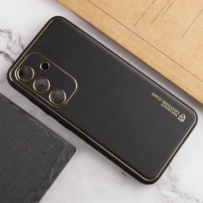 Шкіряний чохол Xshield для Samsung Galaxy S24 Чорний / Black