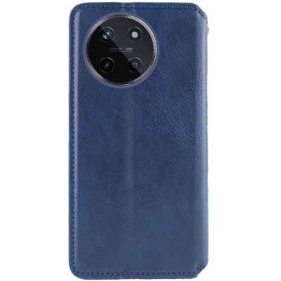 Шкіряний чохол книжка GETMAN Cubic (PU) для Realme 11 4G Синій