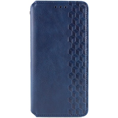 Шкіряний чохол книжка GETMAN Cubic (PU) для Xiaomi Redmi 13C / Poco C65 Синій