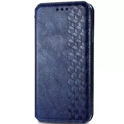 Шкіряний чохол книжка GETMAN Cubic (PU) для Xiaomi Redmi Note 9 / Redmi 10X Синій