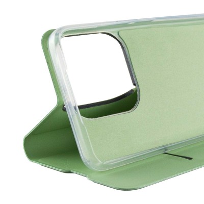 Шкіряний чохол книжка GETMAN Elegant (PU) для TECNO Spark 8C М'ятний