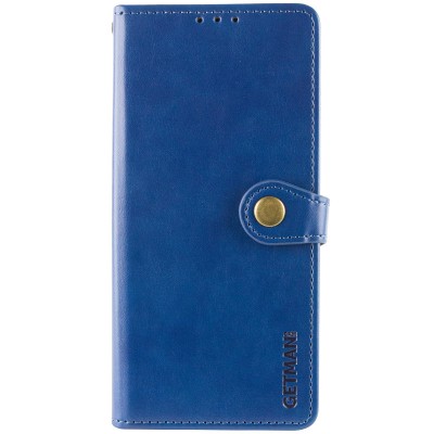 Шкіряний чохол книжка GETMAN Gallant (PU) для Infinix Smart 9 4G / Hot 50i Синій