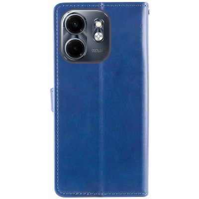 Шкіряний чохол книжка GETMAN Gallant (PU) для Infinix Smart 9 4G / Hot 50i Синій