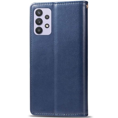 Шкіряний чохол книжка GETMAN Gallant (PU) для Samsung Galaxy A13 4G Синій