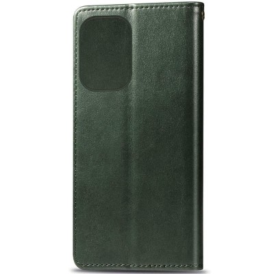 Шкіряний чохол книжка GETMAN Gallant (PU) для Samsung Galaxy S24 Ultra Зелений