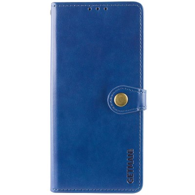 Шкіряний чохол книжка GETMAN Gallant (PU) для Samsung Galaxy S24 Ultra Синій