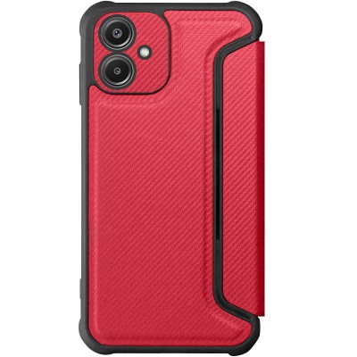 Шкіряний чохол книжка GETMAN Razor (PU) для Samsung Galaxy A06 Red Шкіряний чохол книжка GETMAN Razor (PU) для Samsung Galaxy A06 Red