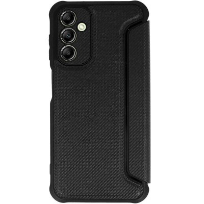 Шкіряний чохол книжка GETMAN Razor (PU) для Samsung Galaxy A15 4G/5G / M15 5G Carbon