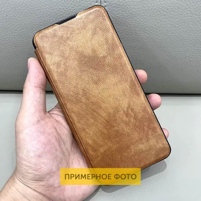 Шкіряний чохол-книжка Belora для Xiaomi Redmi 14C / Poco C75 Brown