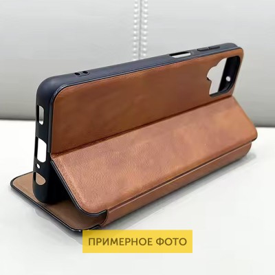 Шкіряний чохол-книжка Belora для Xiaomi Redmi 14C / Poco C75 Brown