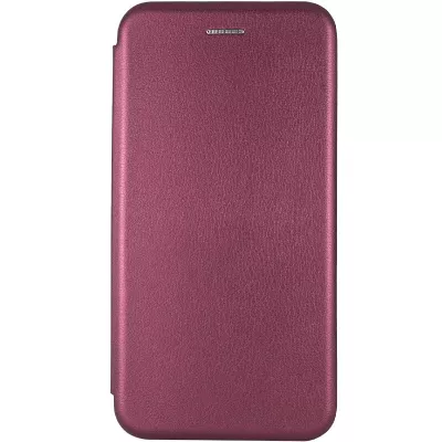 Шкіряний чохол-книжка Classy для Xiaomi Redmi Note 14 4G (Europe version) Бордовий