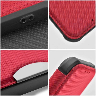 Шкіряний чохол книжка GETMAN Razor (PU) для Samsung Galaxy A25 5G Red